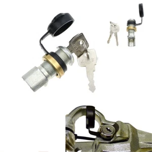Security Key Lock Barrel For Ifor Williams Knott Avonride Trailer Hitch Trailer - Picture 1 of 8