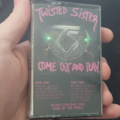 Come Out and Play by Twisted Sister (Cassette, Nov-1985, Spitfire Records) - Image 1 of 4
