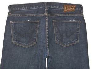 COH Citizens of Humanity Men Jagger Bootcut Jean 34 x 29 Blue Distressed Stretch - Picture 1 of 9