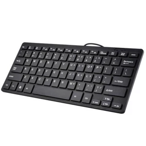 Ultra Thin USB Interface Mini Portable Multimedia Wired Keyboard For Laptop _aa - Picture 1 of 9