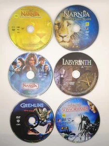 6 DISC-ONLY Fantasy DVD Lot: The Chronicles of Narnia Trilogy/Labyrinth/Gremlins - Picture 1 of 5