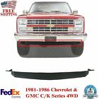 Front Lower Valance Air Deflector Primed For 1981-86 Chevy & GMC C/K Series 4WD GMC SUBURBAN