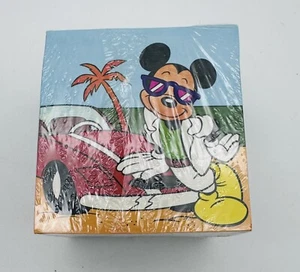 Vintage Disney Artistic Greetings Memo Cube Mickey Minnie Daffy NEW - Picture 1 of 9