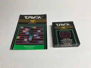 Atari 2600 Turmoil Game and Manual Tested - Picture 1 of 10