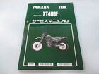 YAMAHA Genuine Used Motorcycle Service Manual XT400E Artesia 4DW-092101 9397