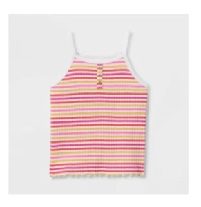 Girls' Rib Knit Tank Top - Cat & Jack XL - Picture 1 of 1
