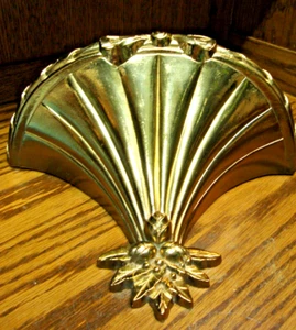 Vtg HOMCO Burwood Home Interiors Ornate Gold-Tone Wall Shelf #3120 695/920 - Picture 1 of 6