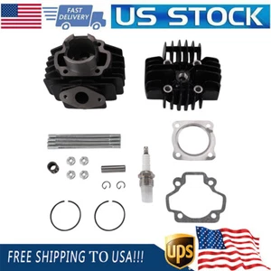 For Yamaha PW50 1981-2009 60cc Big Bore Cylinder Piston Gasket Head Top End Kit - Picture 1 of 9