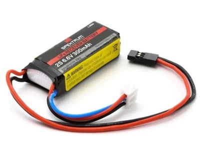 Spektrum 300mah 300 mah 2S 6.6v Life Li-Fe RC Receiver RX Battery SPMB300LFRX - Image 1 of 3