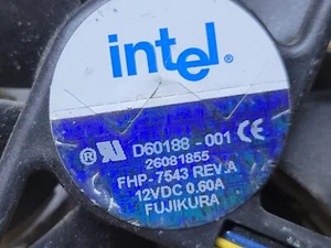 Original Intel D60188-001 LGA775 Copper Core CPU Heat Sink Cooling Fan - Picture 1 of 6