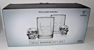 Williams-Sonoma Skull Barware Set Regalo - Foto 1 di 2