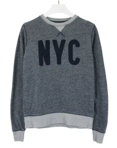 Tommy Hilfiger Vintage Fit Sudadera Hombre Pequeño Logo Equipo Cuello Gris Tramo - Imagen 1 de 9