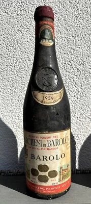 1959 Marchesi di Barolo 'Barolo' DOCG  Piemont Italien (1) - Bild 1 von 4