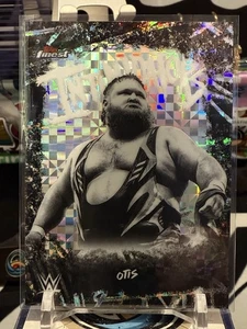 2025 Topps Finest WWE Otis Intimidators INT-OT Checkerboard Refractor TZ - Picture 1 of 2