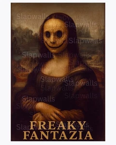 Fantazia Rave poster Mona Freaky Lisa Lovely poster/print/wall art! - Picture 1 of 1