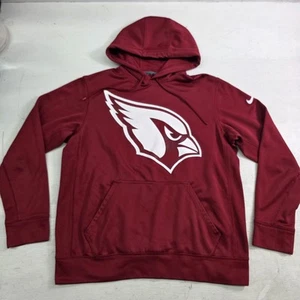 NFL Arizona Cardinals Nike Therma-Fit Sideline Pullover Hoodie Jacket Men's Sz L - Picture 1 of 8