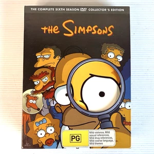 The Simpsons Complete Sixth Season 6 Disc Collector's Edition DVD Set Zone 4 - Picture 1 of 9