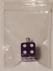 Dice Brake Cable End 1 PurpleFor BMX And Other Bikes New. - Picture 1 of 2