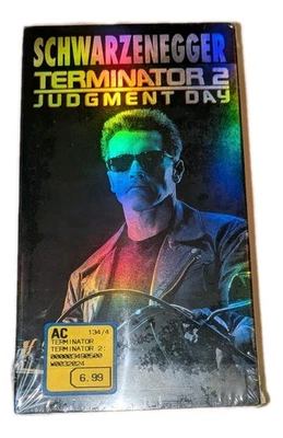 Terminator 2: Judgment Day (VHS, 1999) Holographic Factory Sealed - Image 1 of 4