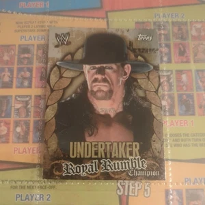2007 Topps WWE Face Off! ROYAL RUMBLE CHAMPIONS Undertaker  - Bild 1 von 2