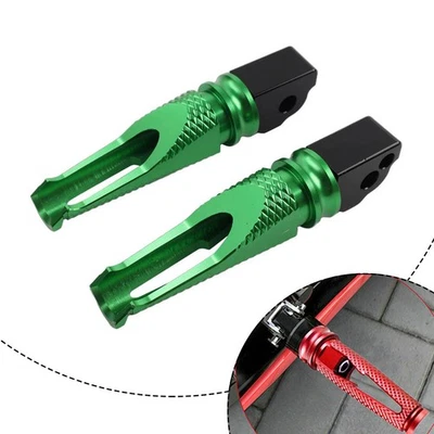 Rear green Passenger Foot Pegs Pedals Footrests For BMW HP4 S1000RR S1000R Foto 1 de 4