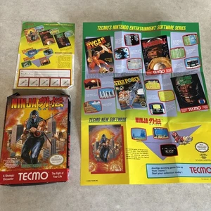 Ninja Gaiden Nintendo NES NUR VERPACKUNG ohne Spiel 2 Beilagen Poster Originalversand - Bild 1 von 17