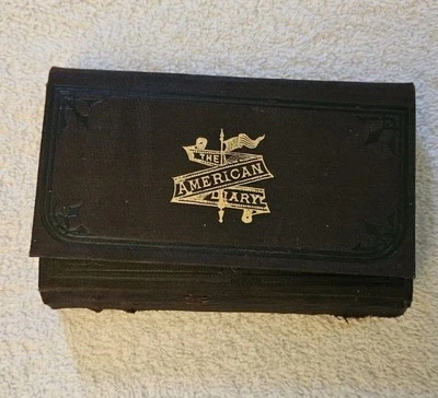 Vintage 1894 Pocket Diary Plumer Many Names and Locations, Events Foto 1 de 4