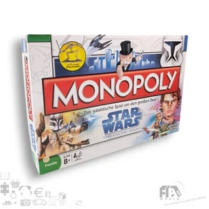 Parker 04351 - Monopoly Star Wars The Clone Wars 🎲 Juego de mesa Raro Metal - Imagen 1 de 9