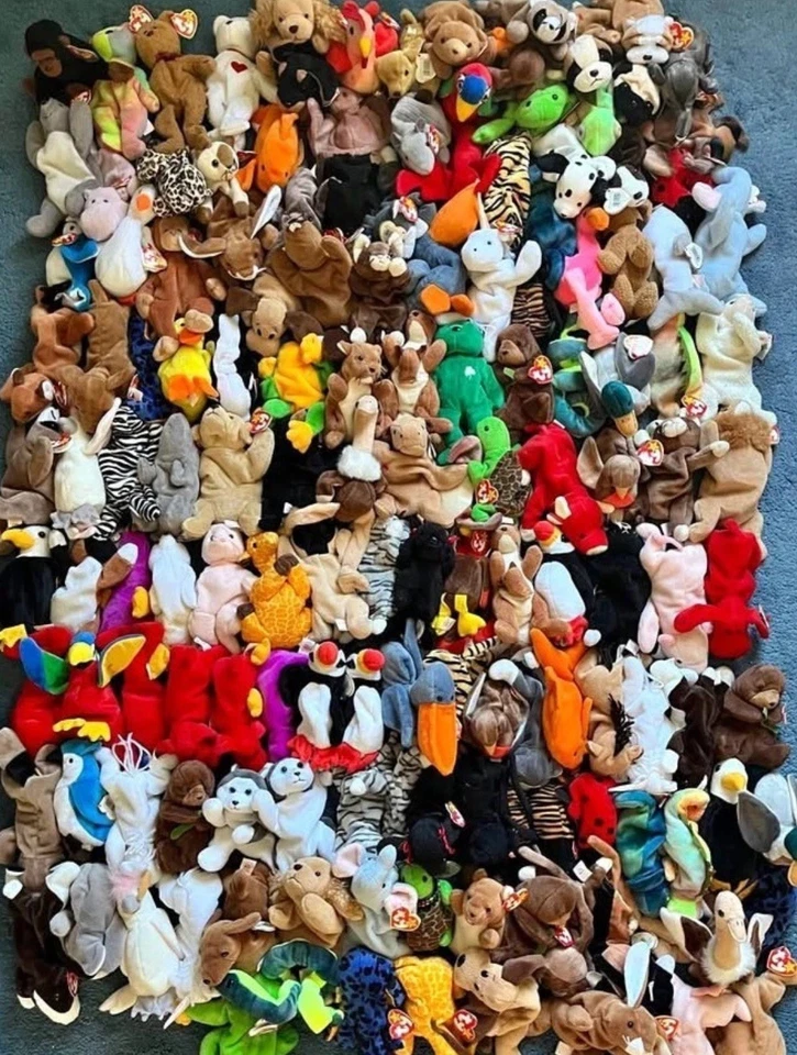 Ty Beanie Babies Lot of 100 with Tags NWT NEW GOOD CONDITION   - Image 1 of 1