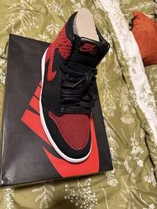 Nike Air Jordan 1 Retro High OG Flyknit Bred 2017 - Picture 1 of 5