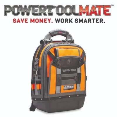 Veto Pro Pac Tech Pac Hi-Viz Orange Backpack Rucksack Tool Bag Storage AX3559