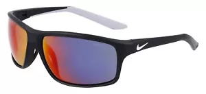Nike NIKE ADRENALINE 22 E DV2154 MATTE BLACK/BLUE 64/15/130 unisex Sunglasses - Picture 1 of 4