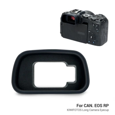 KIWIFOTOS Extended Long Soft Eyepiece Viewfinder Eyecup for Canon EOS RP R8 - Image 1 of 4