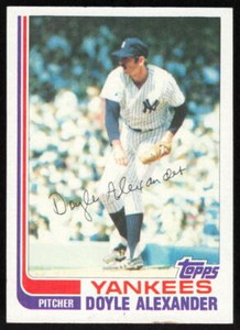 1982 Topps Traded  #1T Doyle Alexander