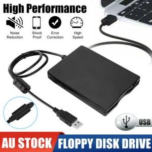 USB Floppy Disk Drive 3.5inch FDD External 1.44MB For Laptop PC Mac Data Storage - Picture 1 of 12