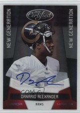 2010 Certified Mirror Red Signatures /250 Danario Alexander #194 Rookie Auto
