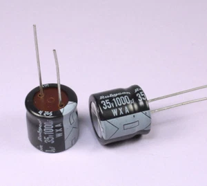 12 Stck. Rubycon WXA 1000uF 35 V Radialer Elektrolytkondensator 105C - Bild 1 von 1