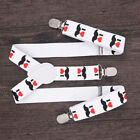 1Pc Beards Pattern Suspenders Y-Shape Elastic Belt Strap Braces Clip Buckle