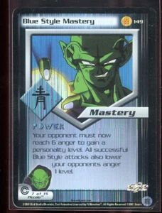 Blue Style Mastery Foil Limited 149 LP/Pl DBZ Dragon Ball Z TCG Score - Picture 1 of 2