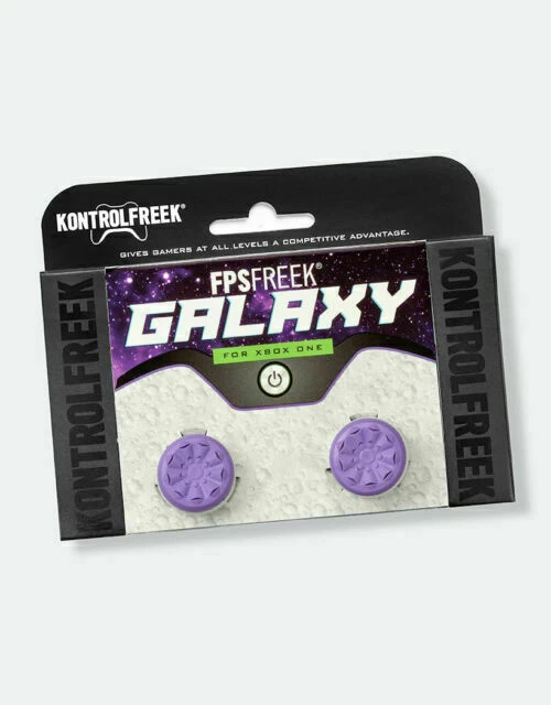 KontrolFreek Galaxy Freek Performance Thumbsticks for Xbox One - Purple, Pack of 2