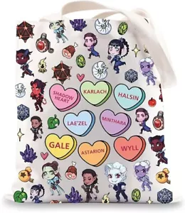 BG3 Astarion Tote Bag High Elf Shadowheart Karlach Halsin Gifts BG3 Merchandise - Picture 1 of 1