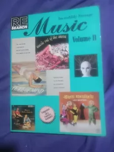 RE/Search 15: Incredibly Strange Music 2 (Volume II) VGC - Picture 1 of 2