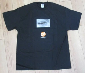 Hotel QT DELTA NWOT Black Short Sleeve T-Shirt - Size L with Blinking Eye & Logo - Picture 1 of 3