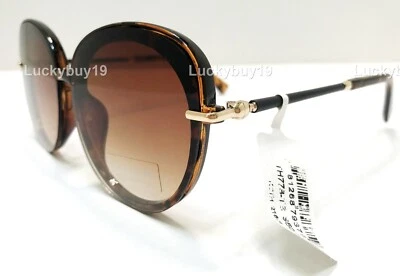 NUEVO CON ETIQUETAS TAHARI TH 778 Marrón Dorado Auténticas Mujeres Gafas de sol Idea de regalo/1008/Nuevo Foto 1 de 4