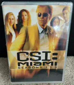 CSI: Miami - Seasons 1-3 (DVD, 2017, 21-Disc Set) David Caruso, Emily Proctor - Picture 1 of 2