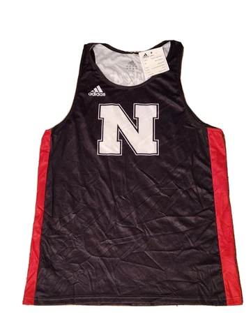 Adidas Nebraska Huskers Track & Field Mens Large Singlet Cover