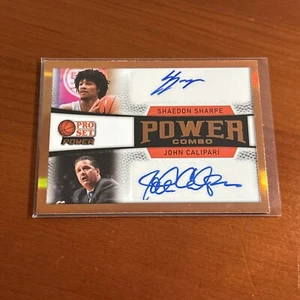 JOHN CALIPARI SHAEDON SHARPE 2021-2022 LEAF PRO SET DUAL AUTO SP Bronze - Picture 1 of 2