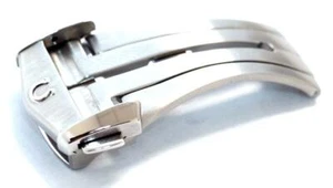 Fibbia in acciaio OMEGA dispiegamento 16 mm 025STZ007387 originale *NUOVA DI ZECCA - Foto 1 di 3