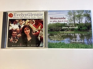 2 CDs: Xylophone Meets Brass & James Marshall: Memoranda - Free Shipping - Foto 1 di 9
