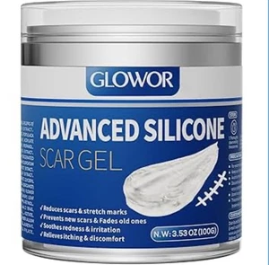 Gel cicatrizante de silicona avanzado para rostro y cuerpo - Crema cicatriz de silicona para la vieja escuela - Imagen 1 de 6